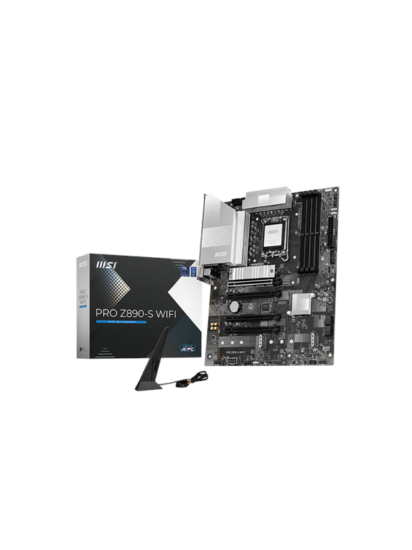 MSI PRO Z890-S WIFI Emolevy - Intel Z890 - Intel LGA1851 - DDR5 RAM - ATX