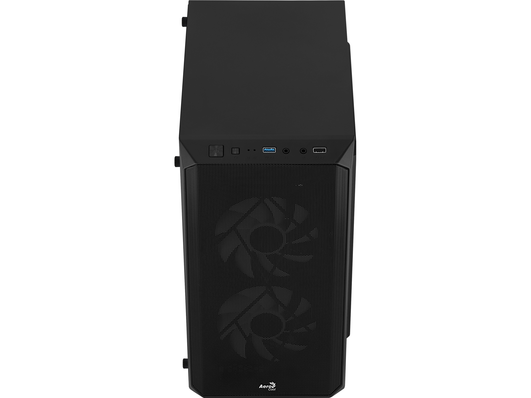 AeroCool AEROPGSCS-107-A-V2 -minitornikotelo RGB-valaistuksella, musta