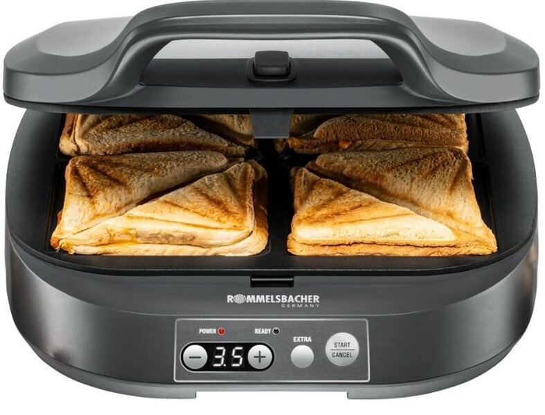 Rommelsbacher ST 1800 voileipägrilli 1800 W Black