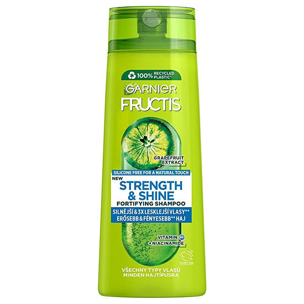 Garnier Fructis Forti & Brillanti shampoo vahvemmille ja kiiltävämmille hiuksille 400 ml
