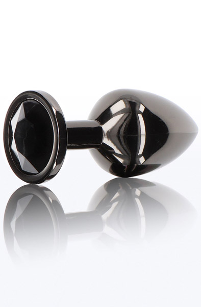 Butt Plug With Diamond Jewel Medium Anaalitappi metallia