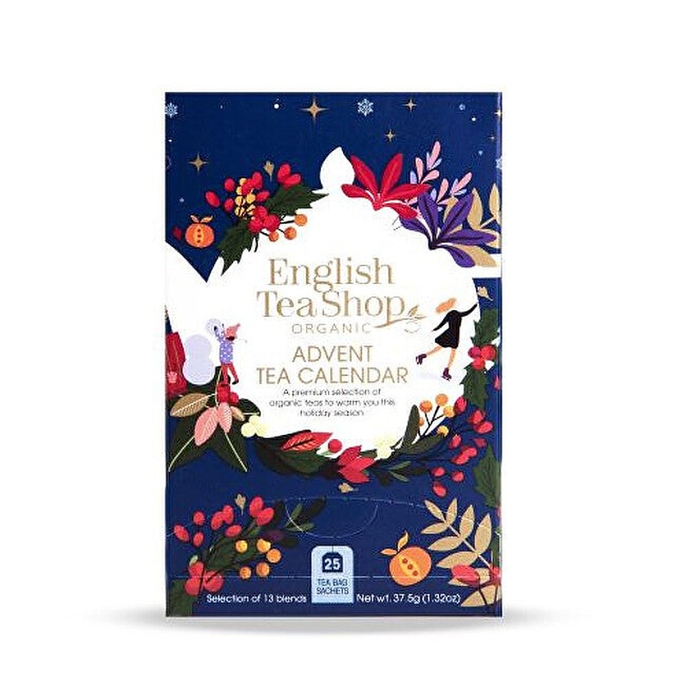 English Tea Shop Calendario Avvento Blue Box Bio 25 Sacchetti — Tè biologico