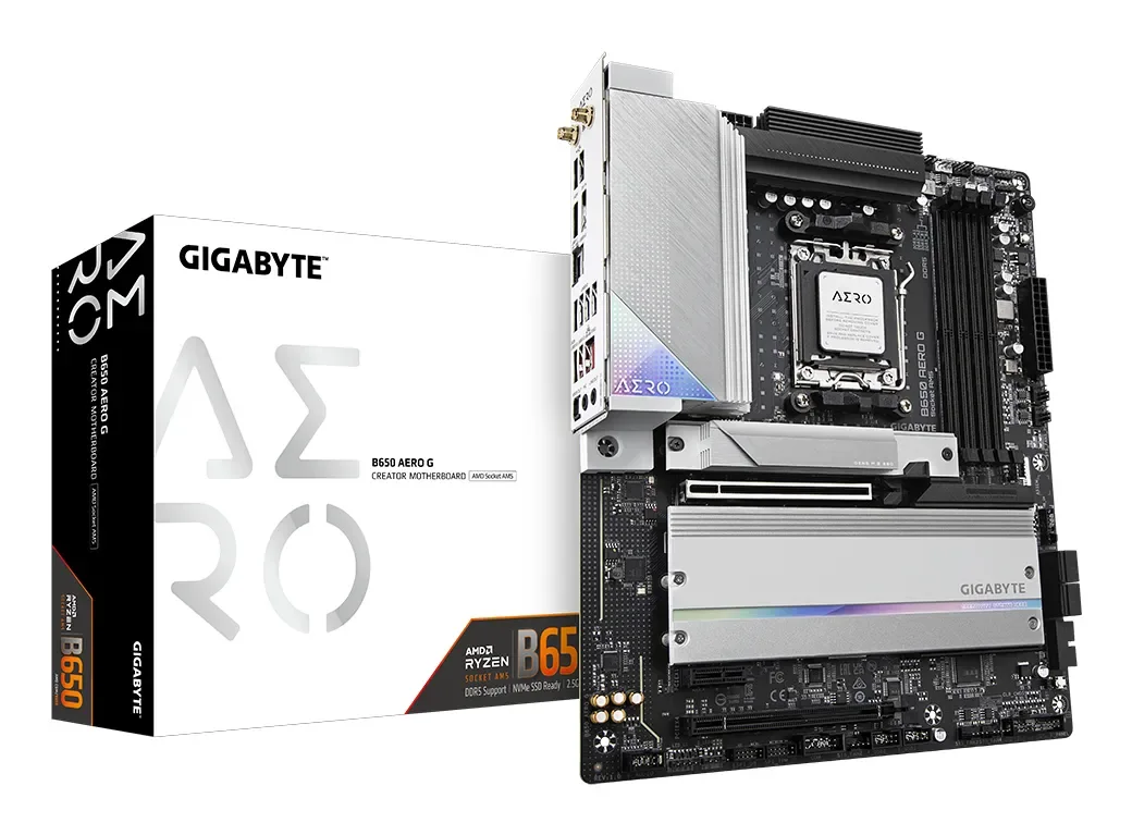 Gigabyte B650 AERO G Wi-Fi 6E AM5 ATX-emolevy