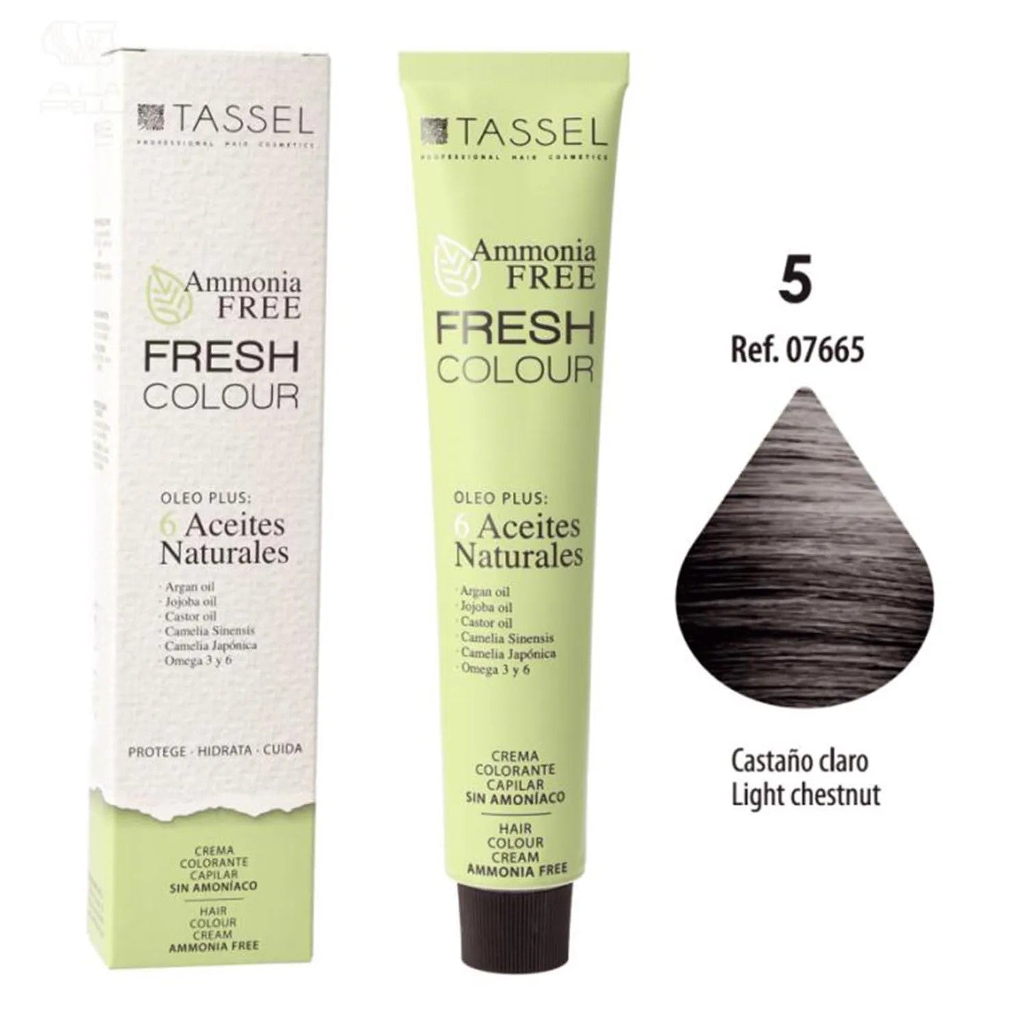 Eurostil Fresh Color Coloring Cream ilman ammoniakkia Vaaleanruskea 1un