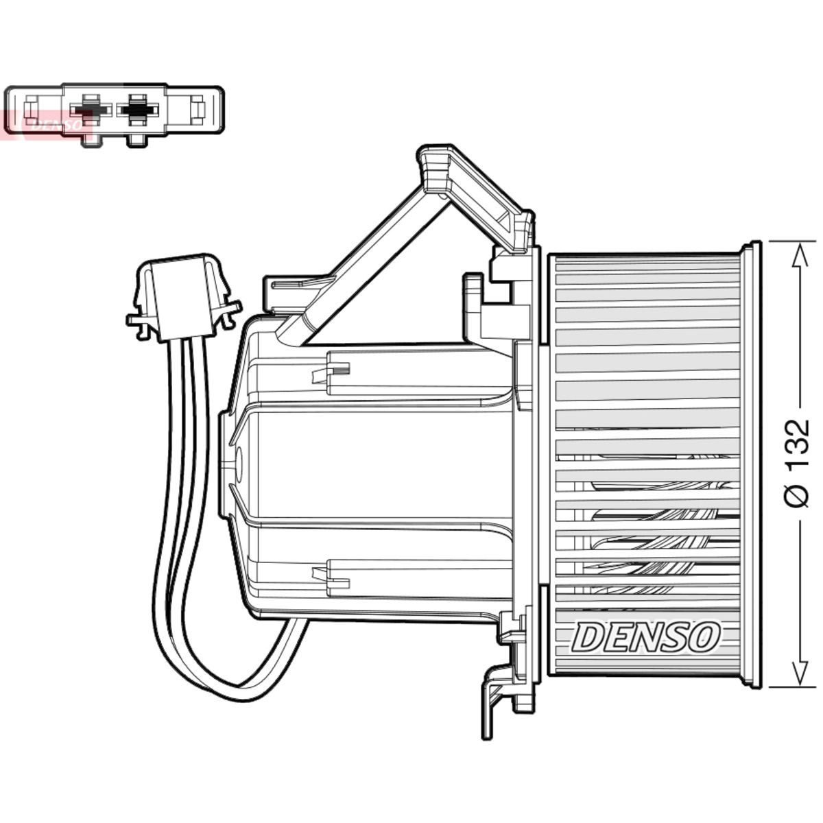 Sisätilapuhallin DENSO DEA02009