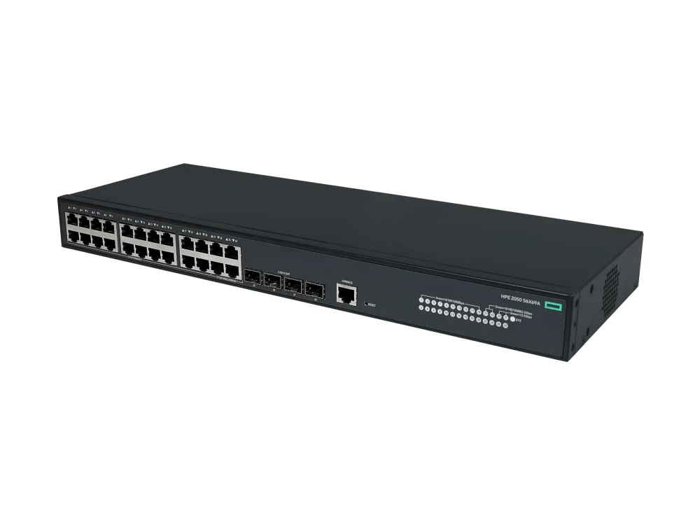 Hewlett Packard Enterprise HPE Networking CW 2050 20p 10/100/1000BASE-T 4p Smart Rate 1/2.5GbE 4p SFP 1G/2.5G-switch EU en (S6X69A#ABB)