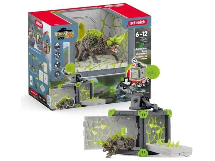 Schleich BattleCave Kivi Kameleontti