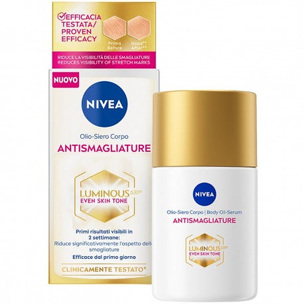 Nivea Nivea Luminous630 Anti-venytysarpia vartaloöljyseerumi 100 ml