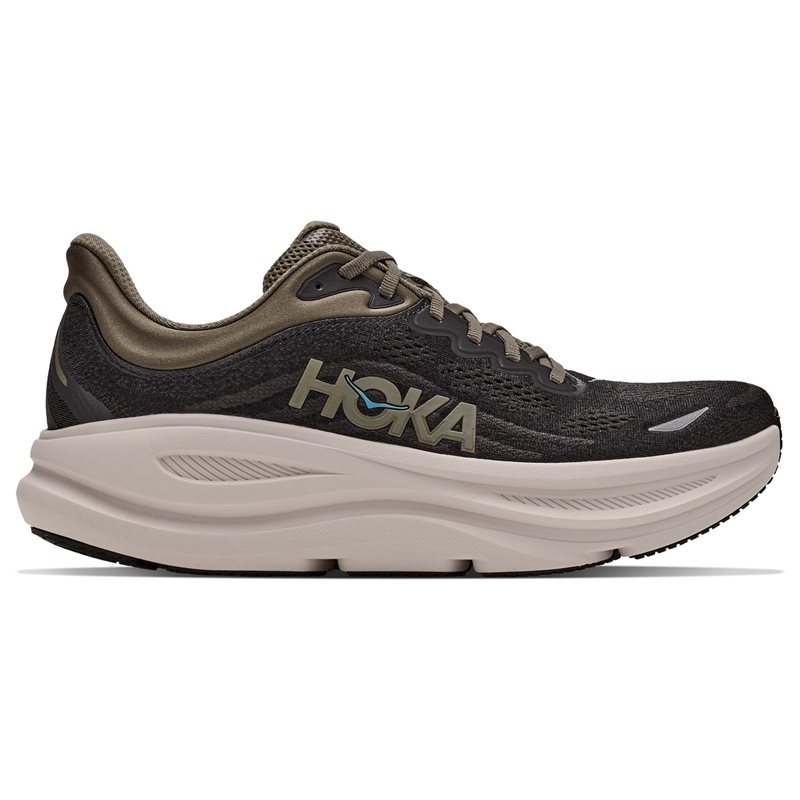 Hoka M Bondi 9 Black/River Rock Grey - 44