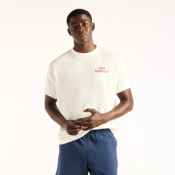 New Balance Intelligent SS Tee K. M Valkoinen Miehet