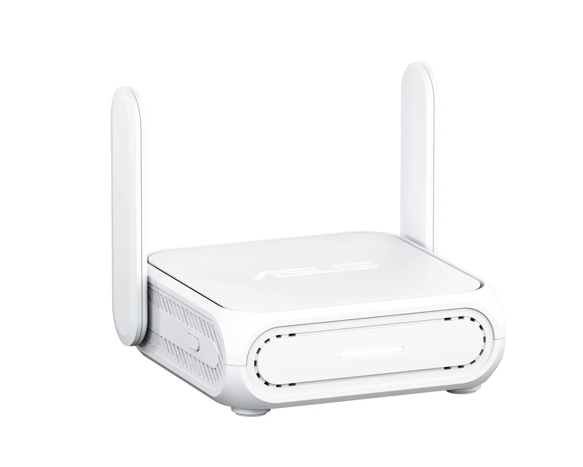 Asus RT-BE58 Go -reititin, Wi-Fi 7, BE3600, Dual-band, 2,5G WAN -portilla, valkoinen