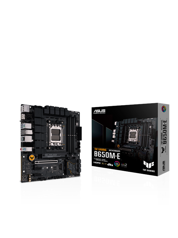 ASUS TUF GAMING B650M-E Emolevy - AMD B650 - AMD AM5 - DDR5 RAM - Micro-ATX