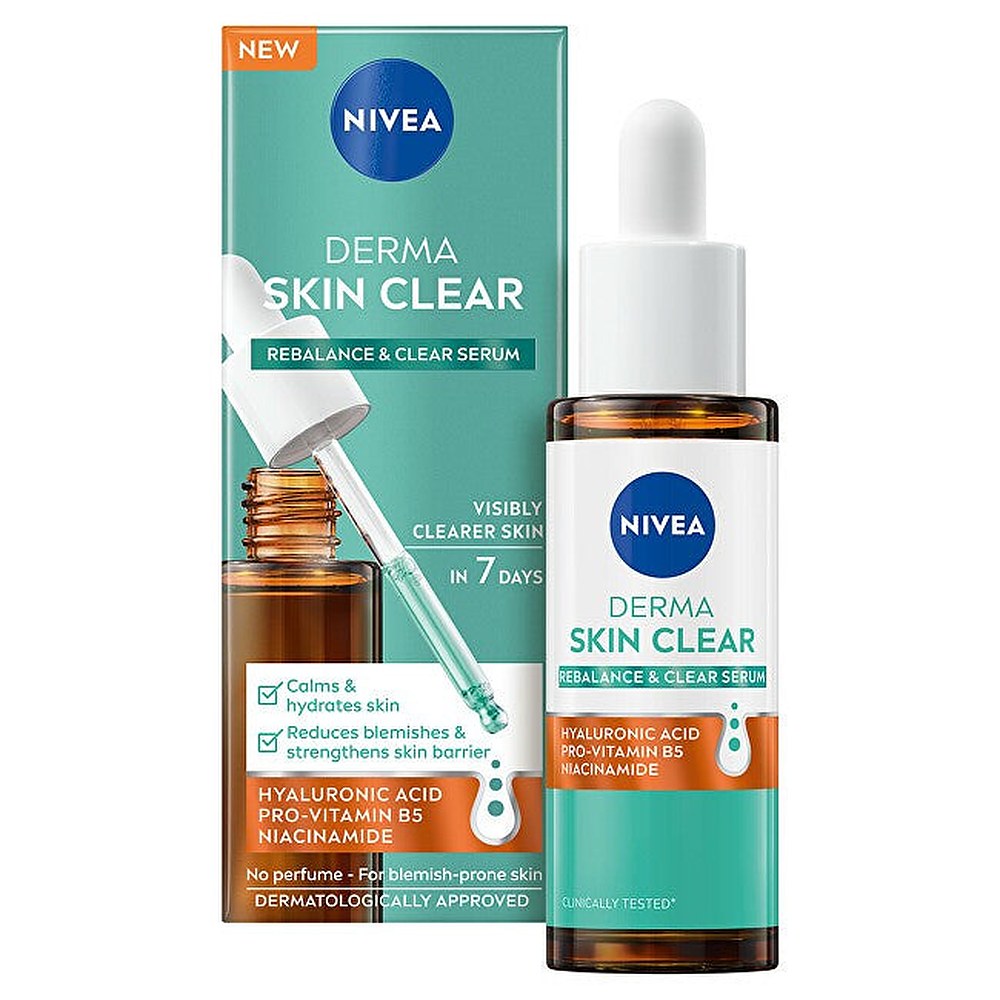 NIVEA Derma Skin Clear uudistava kasvoseerumi ongelmaiholle 30 ml