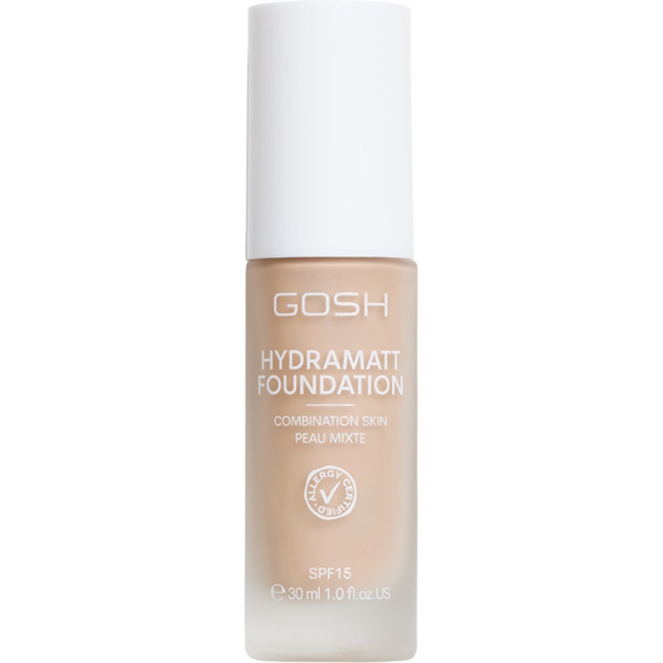 Gosh Hydramatt Foundation Combination Skin Peau Mixte 002R Very Light 30 ml