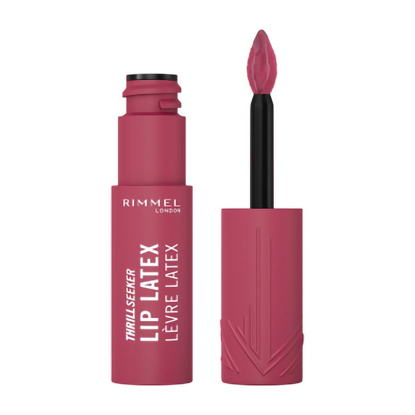 Rimmel Thrill Seeker Lip Latex nestemäinen huulipuna, väri 300 Main Character, 6 ml