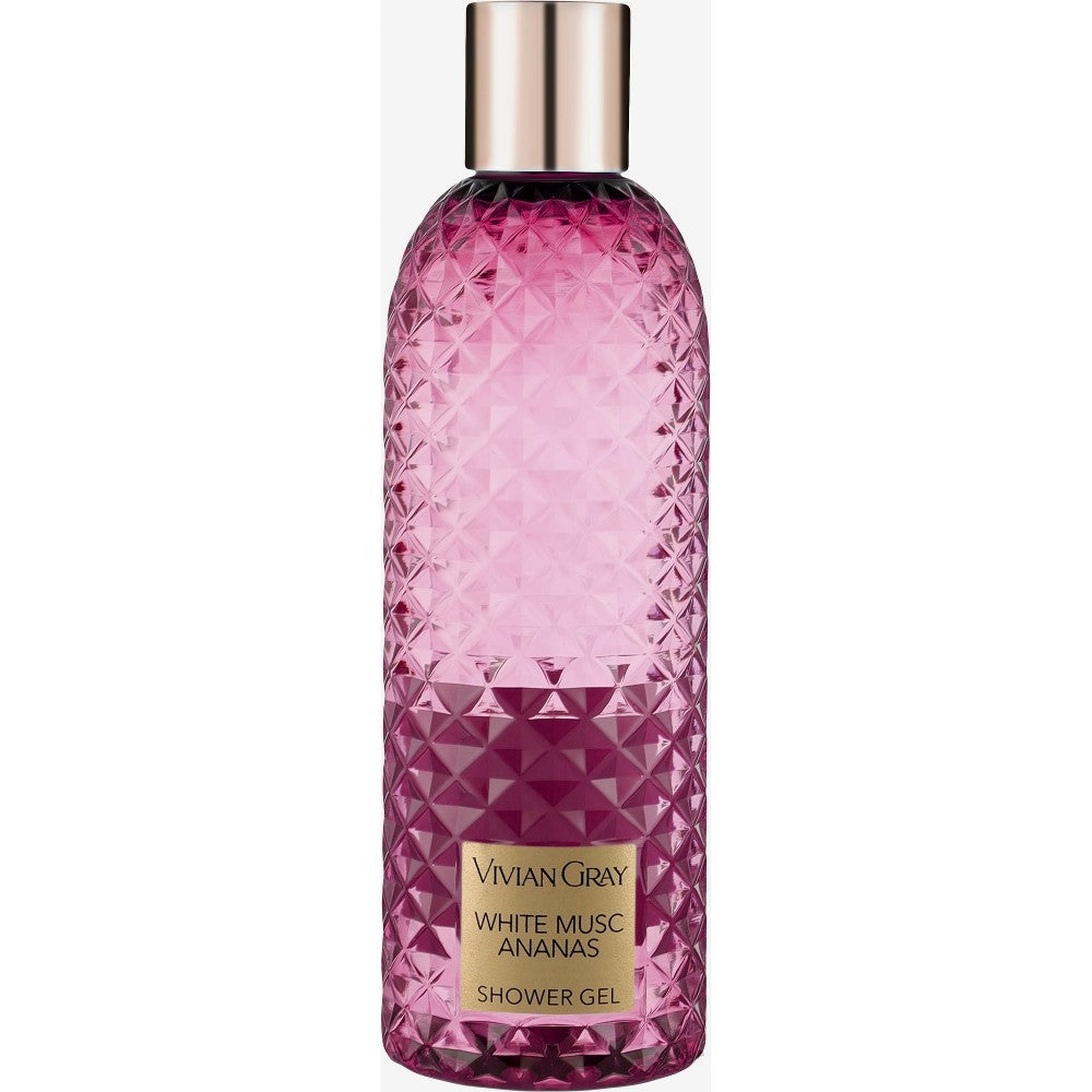 Vivian Gray Gemstone White Musc & Pineapple virkistävä suihkugeeli 300ml