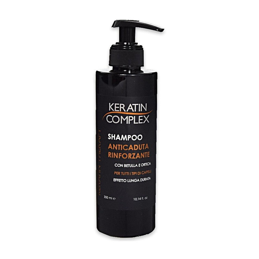 Hiustenlähtöä estävä kompleksinen keratiini shampoo 300 ml