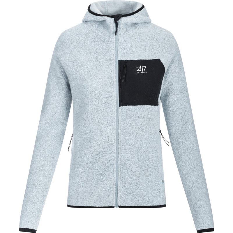 2117 of Sweden Skord Pile Hoodie D Ice Blue - S