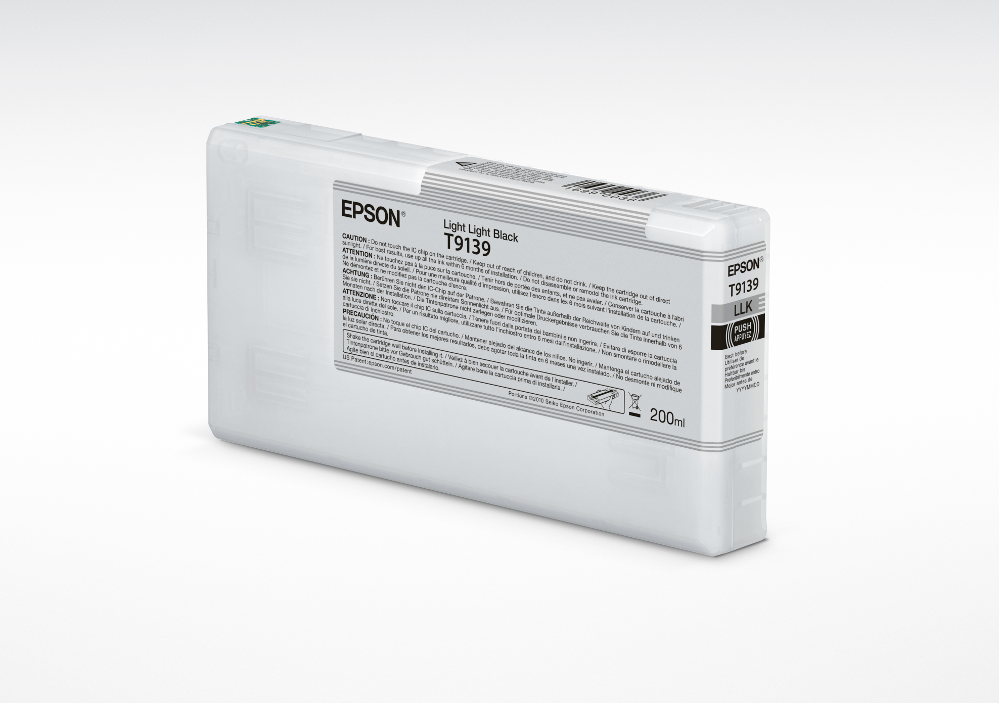 Epson Muste Kevyt Light Musta 200ml - P5000