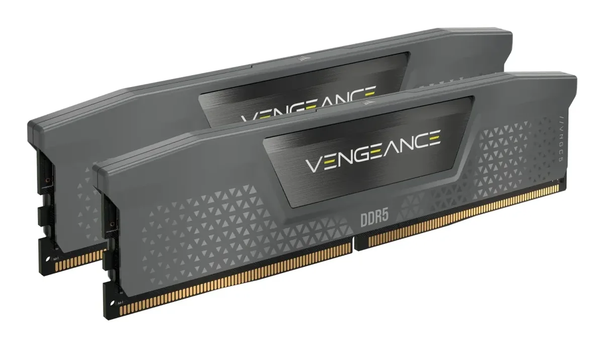 Corsair Vengeance DDR5-6000 - 16GB - CL36 - Dual Channel (2 pcs) - AMD EXPO & Intel XMP - Harmaa
