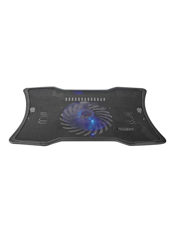 Nedis Kannettavan Tietokoneen Jalusta | Tuulettimien lukumäärä: 1 | USB Virta | Kulmien lukumäärä: 2 | 17 " | 1500 rpm | LED