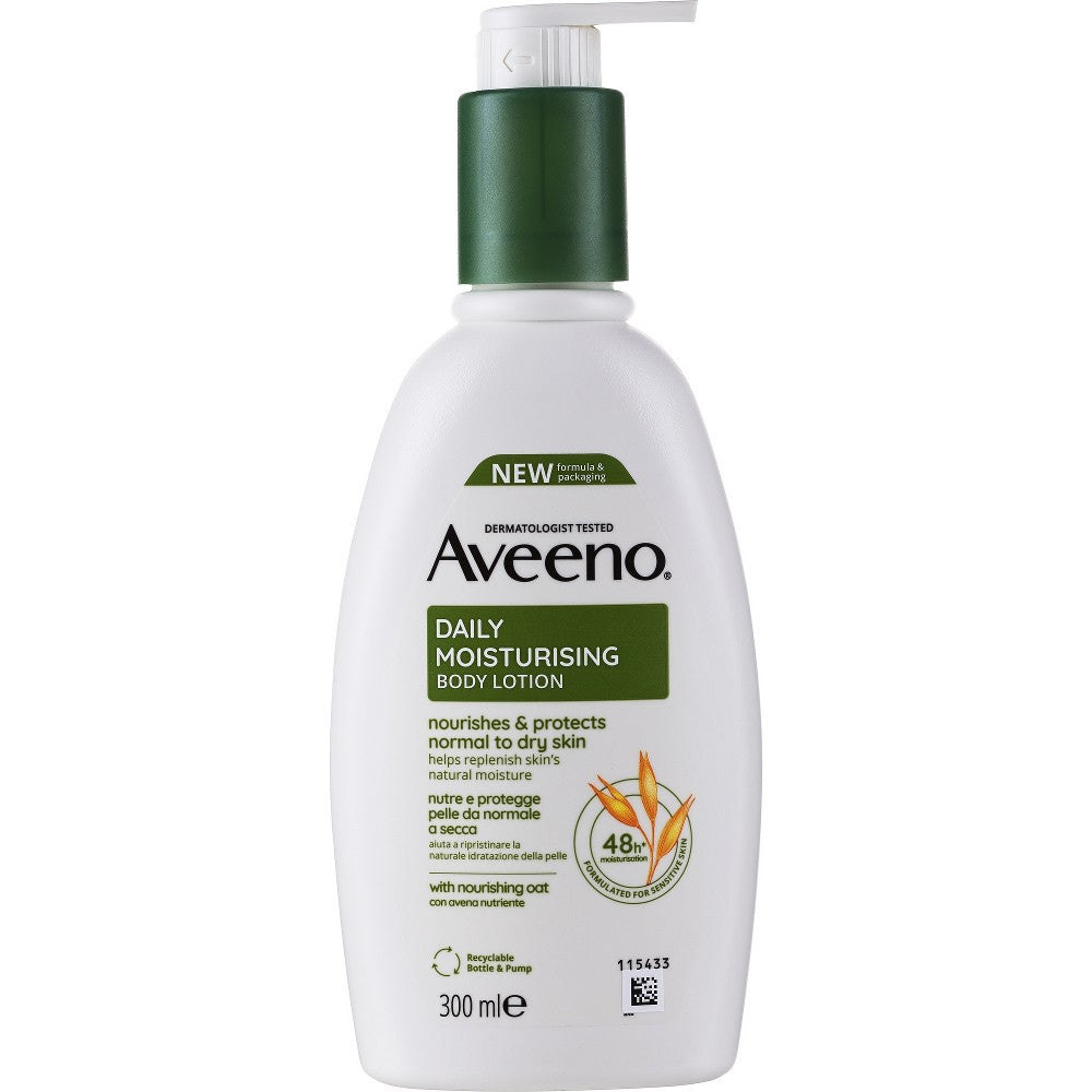 Aveeno Hajusteeton vartalovoide päivittäinen kosteusvoide 300ml