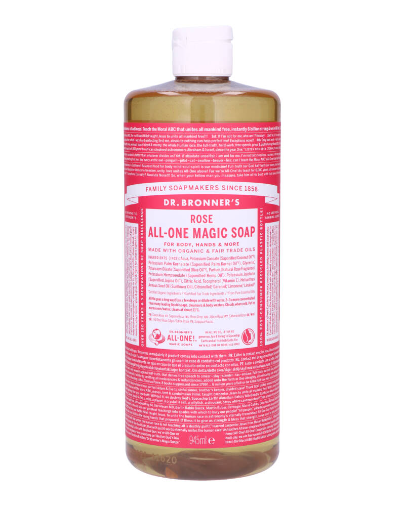Dr. Bronner's Liquid Soap Rose 945 ml