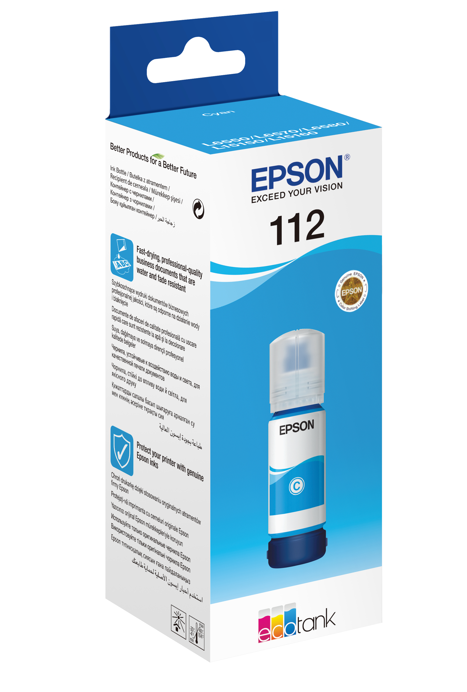 Epson Epson 112 Mustepullo Cyan T06C24A Vastaa: N/A