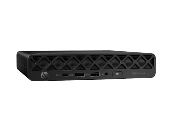 HP EliteDesk 8 Mini G1i AI Intel Core Ultra 5 235, 24 Gt, 512 Gt, Win 11 Pro -minitietokone, mini, musta