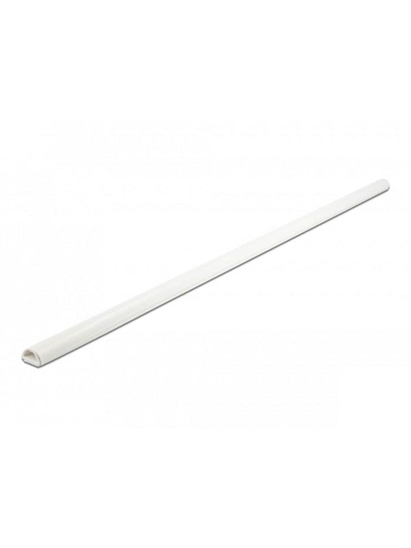 DeLOCK Cable Duct Mini self-closing self-adhesive 15 x 11 mm - length 1 m white