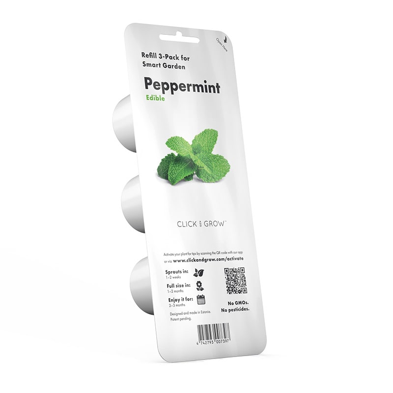 Click & Grow Click and Grow - Smart Garden Refill 3-pack - Peppermint (SGR22X3)