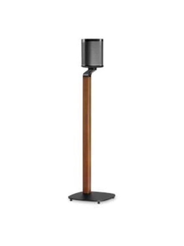 Nedis Kaiutinteline | Sopii käytettäväksi: Sonos® One SLTM / Sonos® OneTM / Sonos® PLAY:1TM | Teline | 10 | Kiinteä | Metalli / Puu | Musta / Ruskea