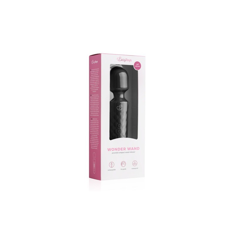 Easytoys musta mini wand vibraattori