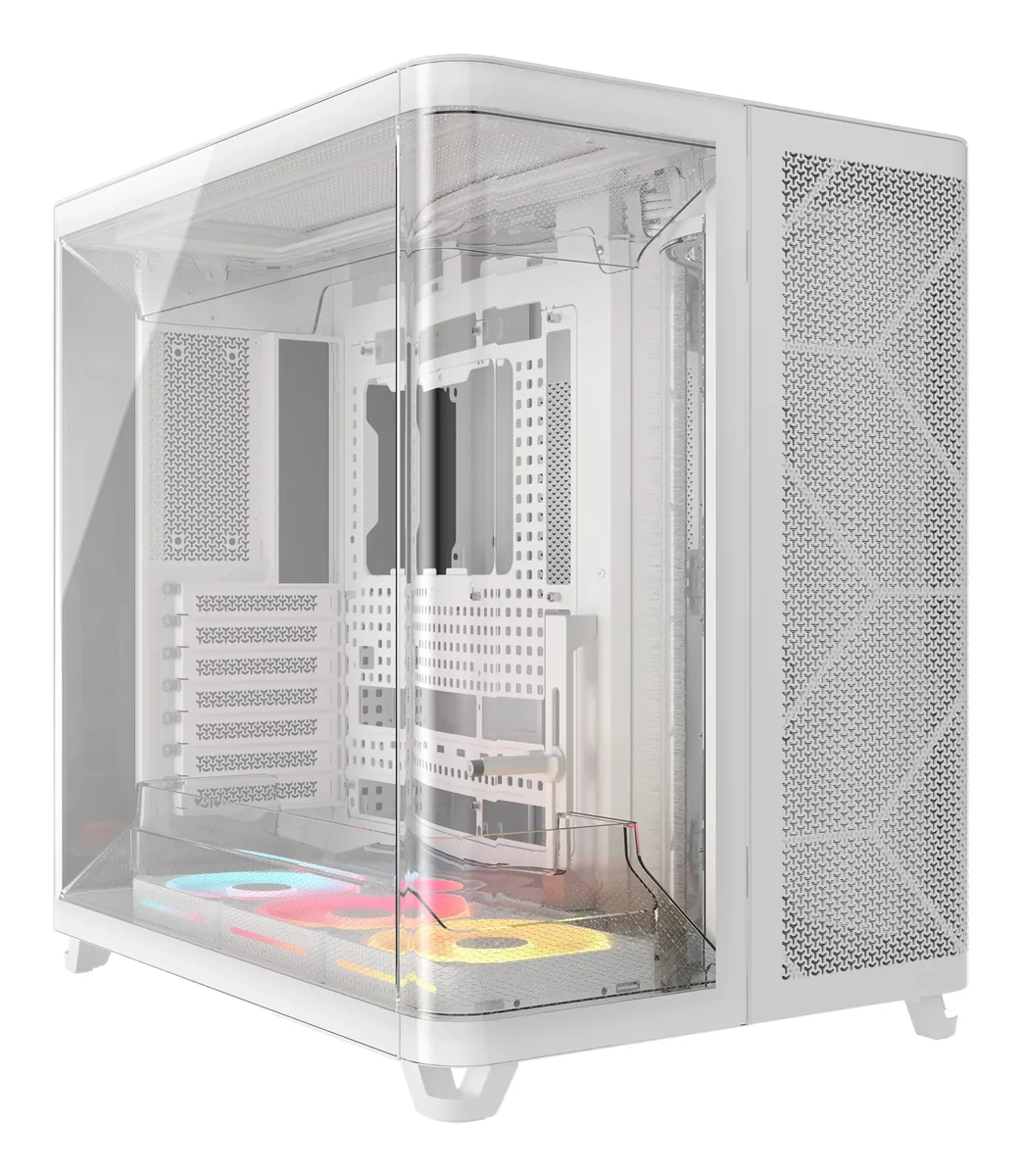 Corsair AIR 5400 LX-R LINK White - Kotelot - Miditower - Valkoinen