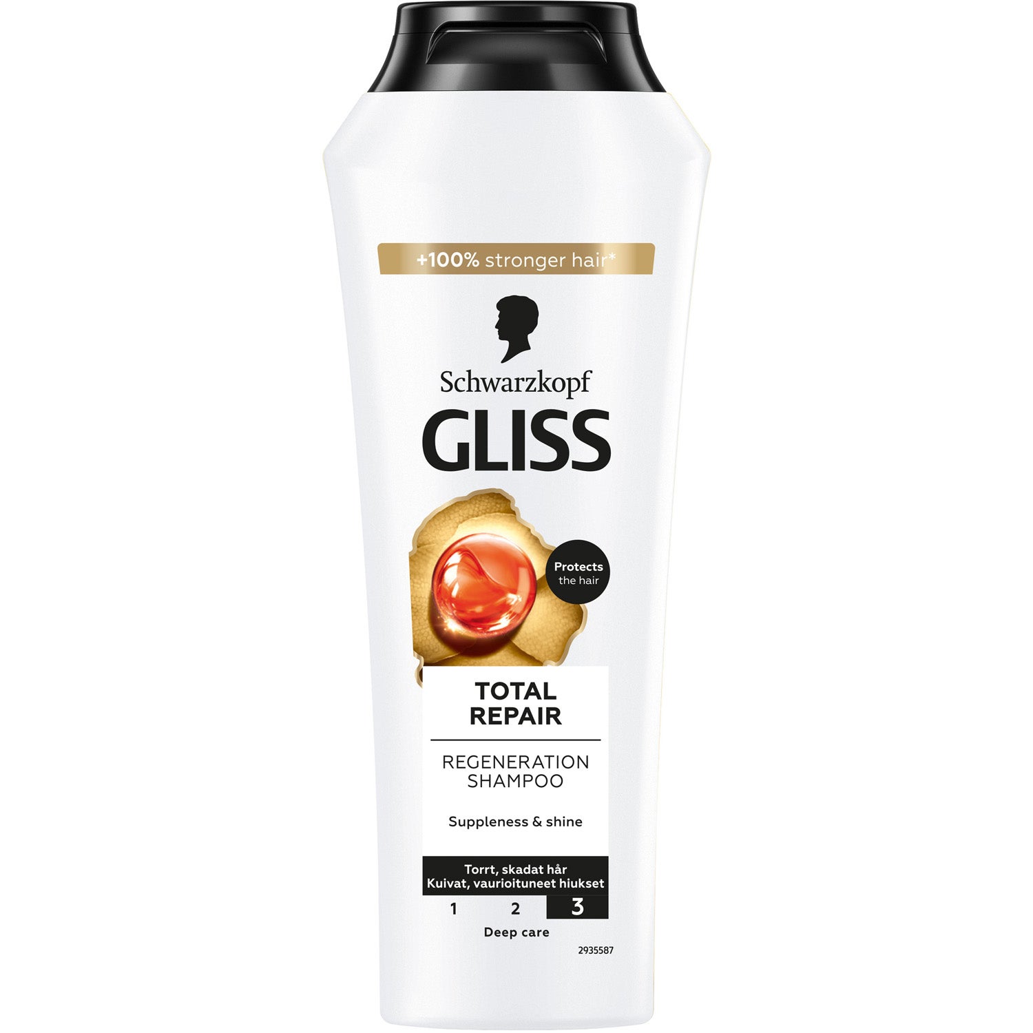 Schwarzkopf Gliss Regeneration Shampoo Total Repair   250 ml