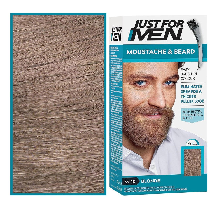 Just For Men Värigeeli puolikestoinen hiusväri miehille 28 g M10