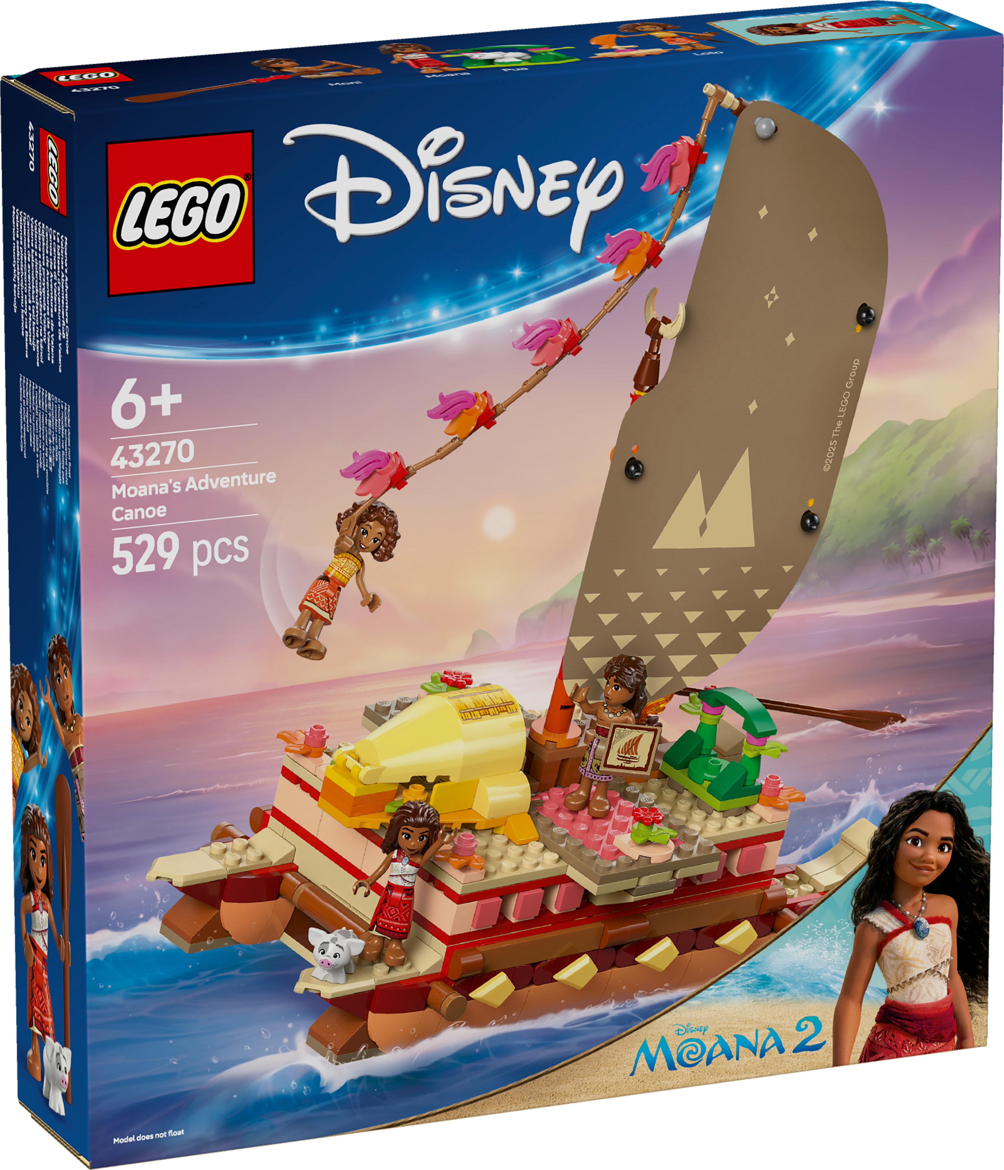 LEGO Disney Princess - Moanan seikkailukanootti (43270)