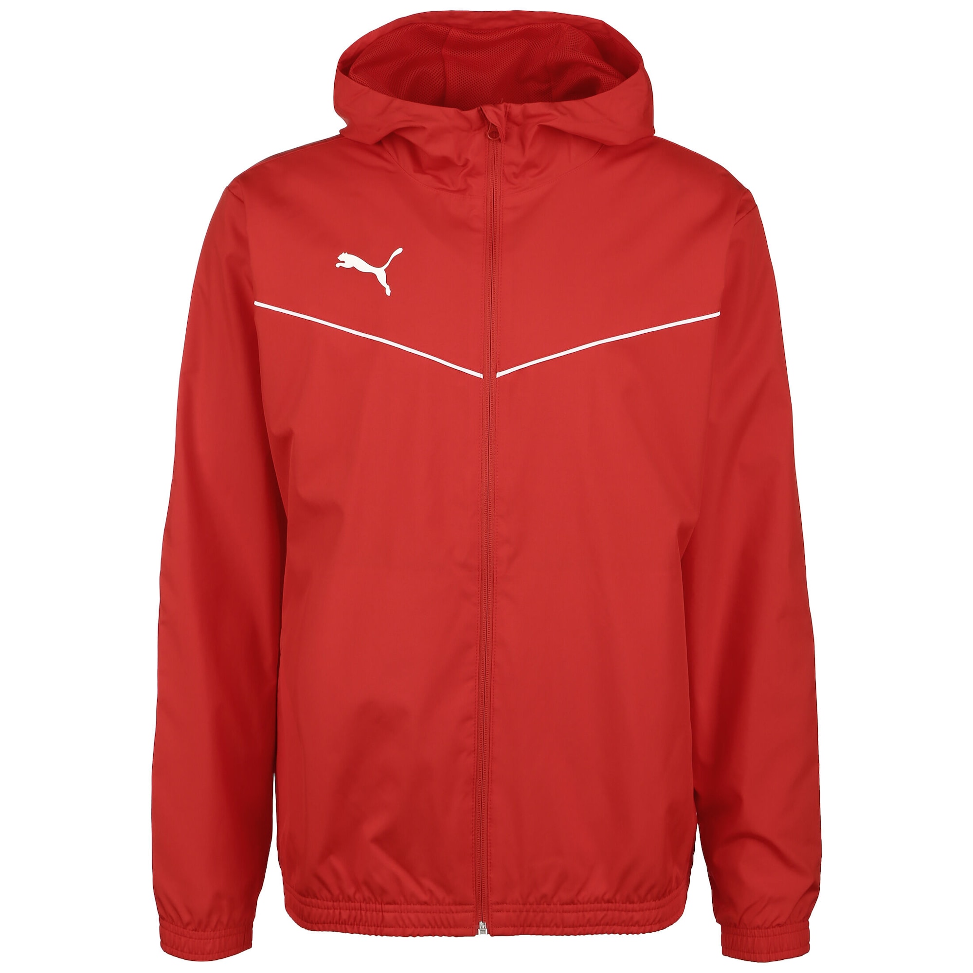PUMA Treenitakki 'Teamrise' punainen / valkoinen