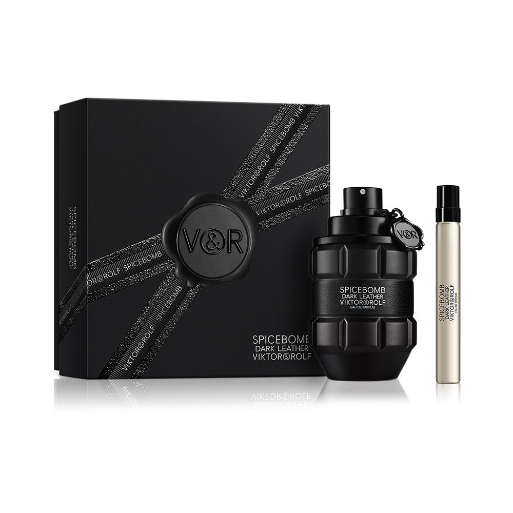 Viktor & Rolf Spicebomb Dark Leather Gift Set EDP 90 ml miniatyyri EDP 10 ml