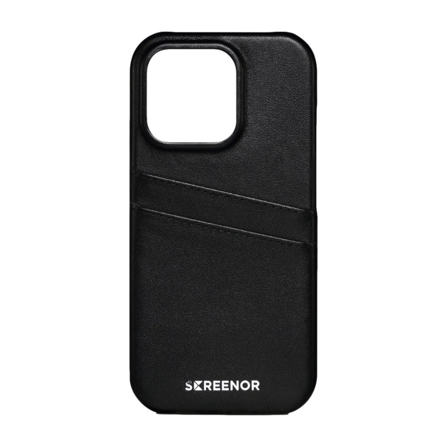 Screenor Lumo iPhone 16 Pro -suojakuori, Musta