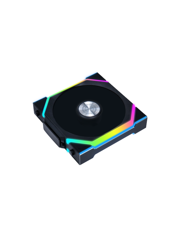 Lian Li UNI FAN SL Wireless Reverse Black - Kotelotuuletin - 120mm - Musta RGB LED valolla - 29 dBA