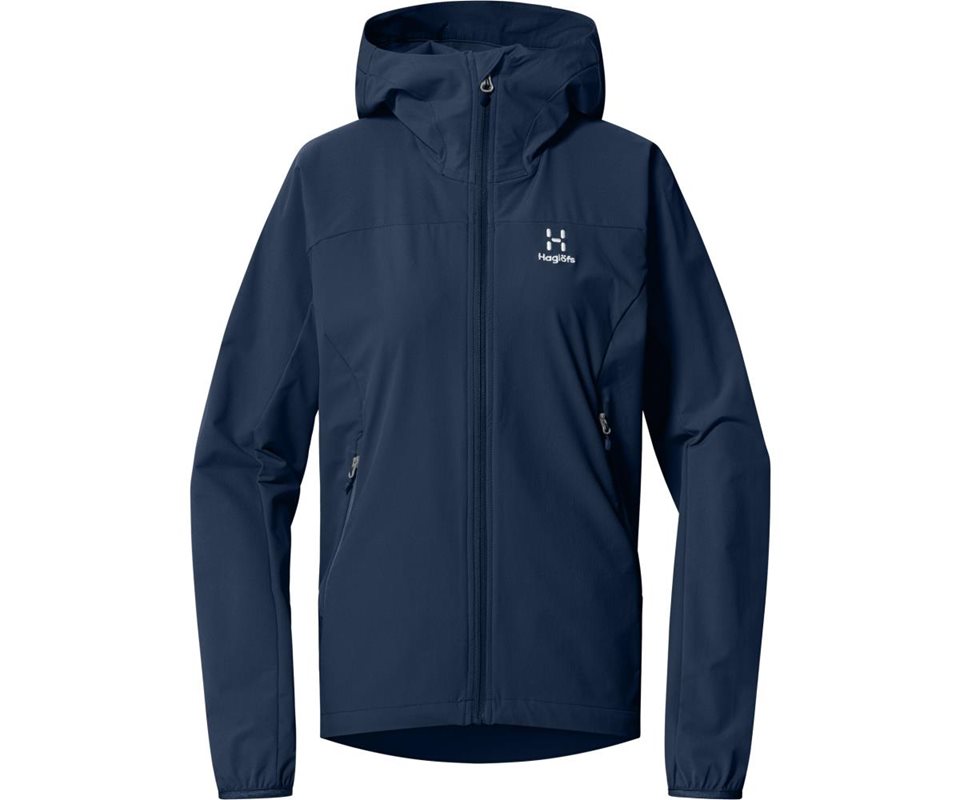 Haglöfs Move Softshell Hood Women Tarn Blue - M