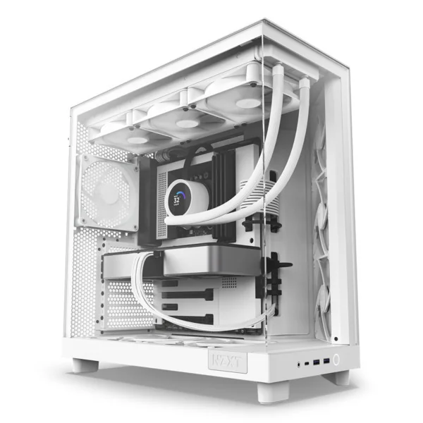 NZXT H6 (2026) - All White - Kotelot - Miditower - Valkoinen