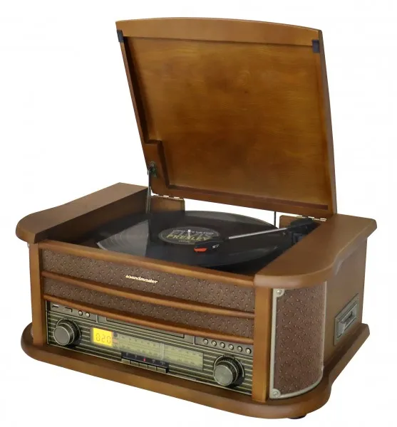Soundmaster NR560 Musik-anläggning i retro-stil.