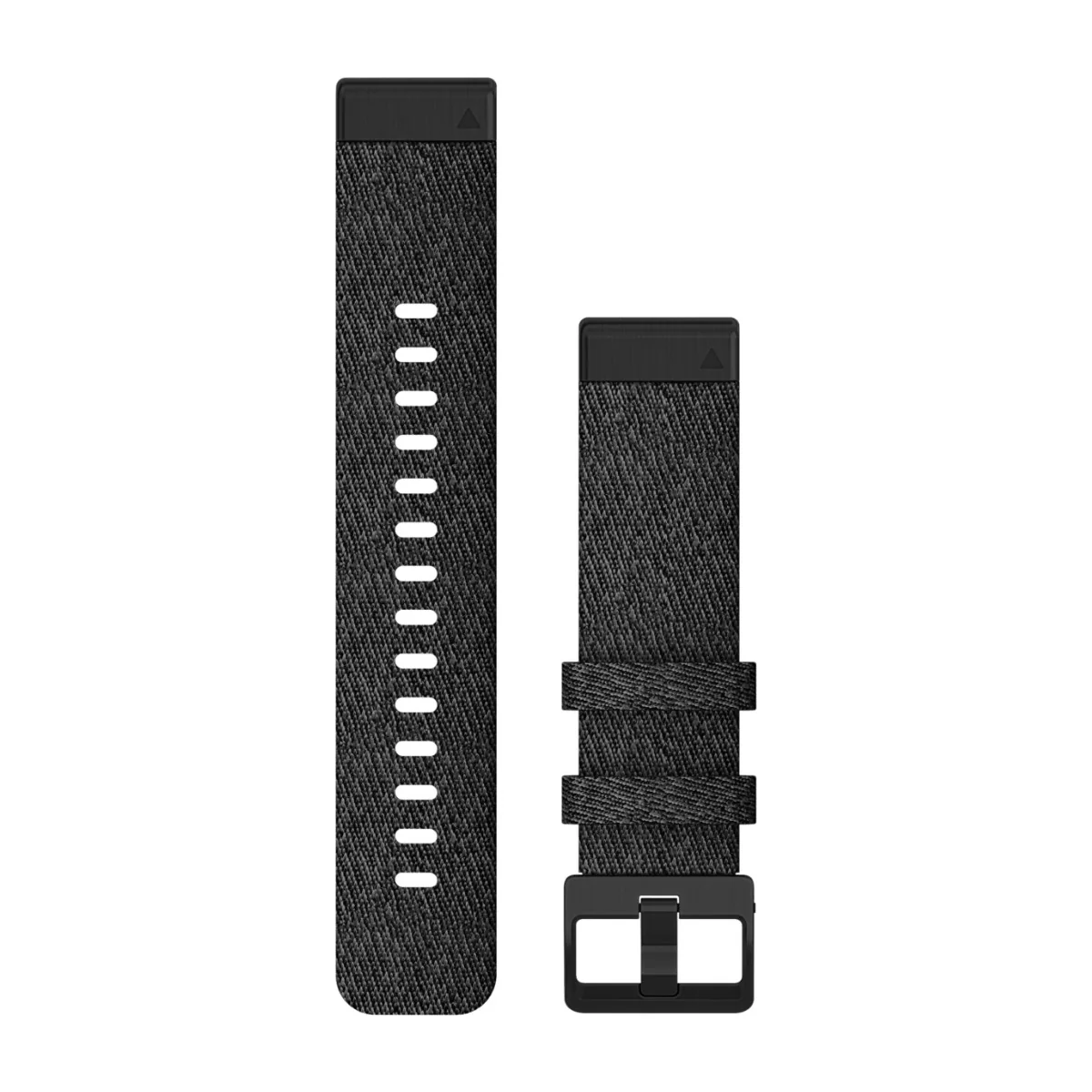 Garmin QuickFit 20 -kellonranneke, meleerattu musta nailon, musta