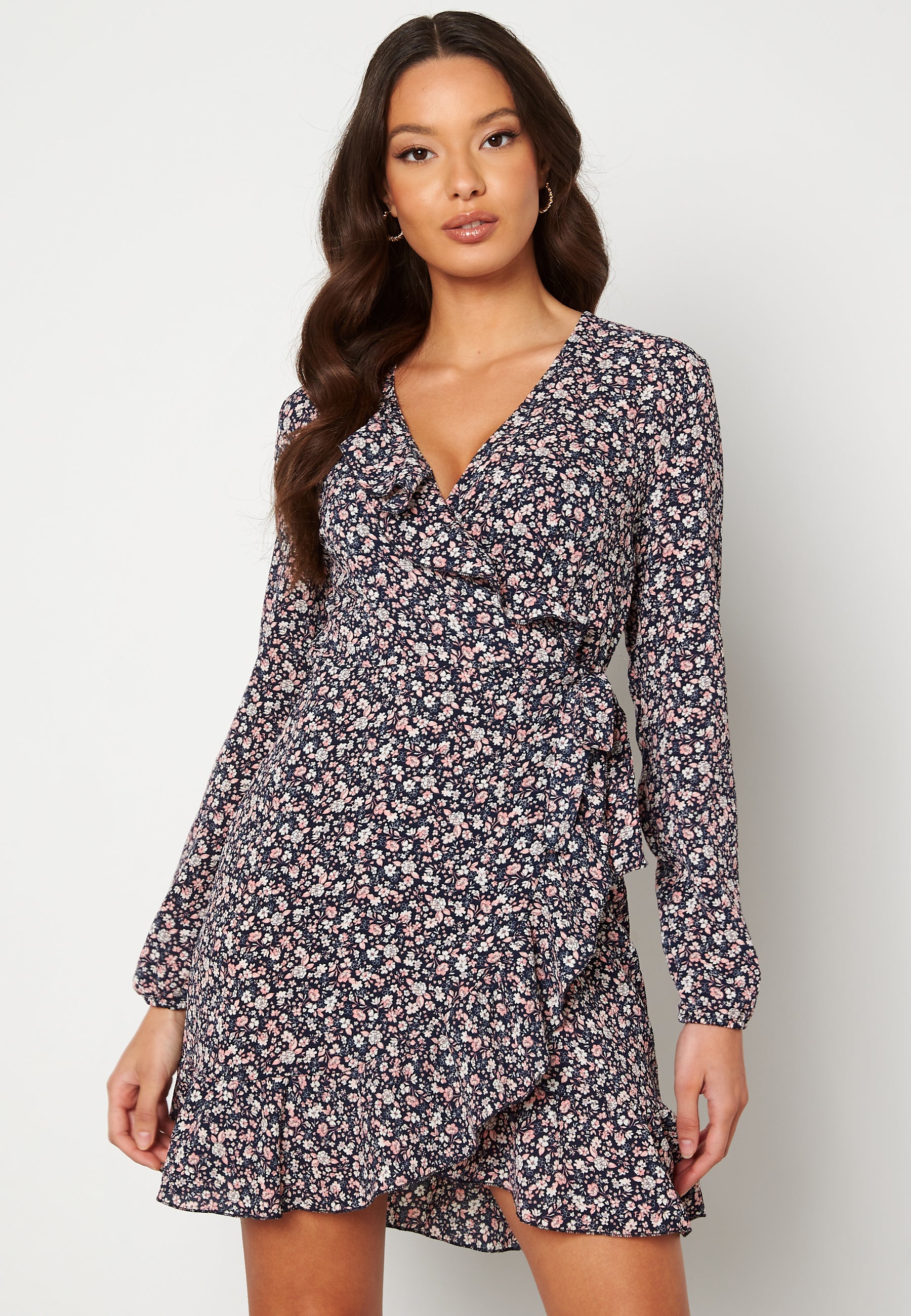 Carly L/S Wrap Dress