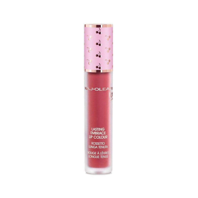 Naj·Oleari Lasting Embrace pitkäkestoinen nestemäinen huulipuna mattapintaisella tai metallisella viimeistelyllä 04 - Marsala Pink