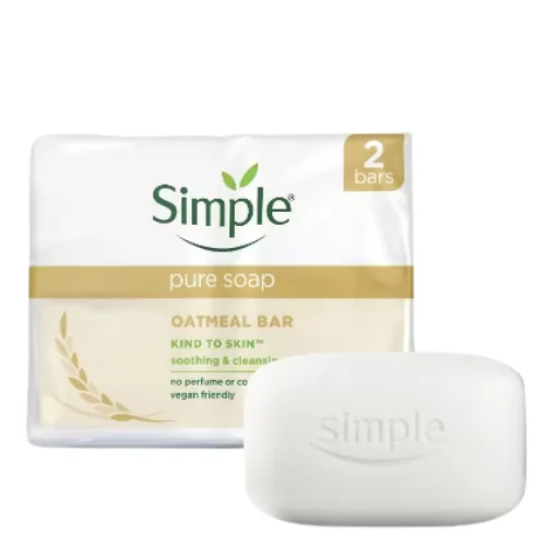 Simple Kind to Skin Oatmeal Pure Palasaippua 100 g - 2 Kpl