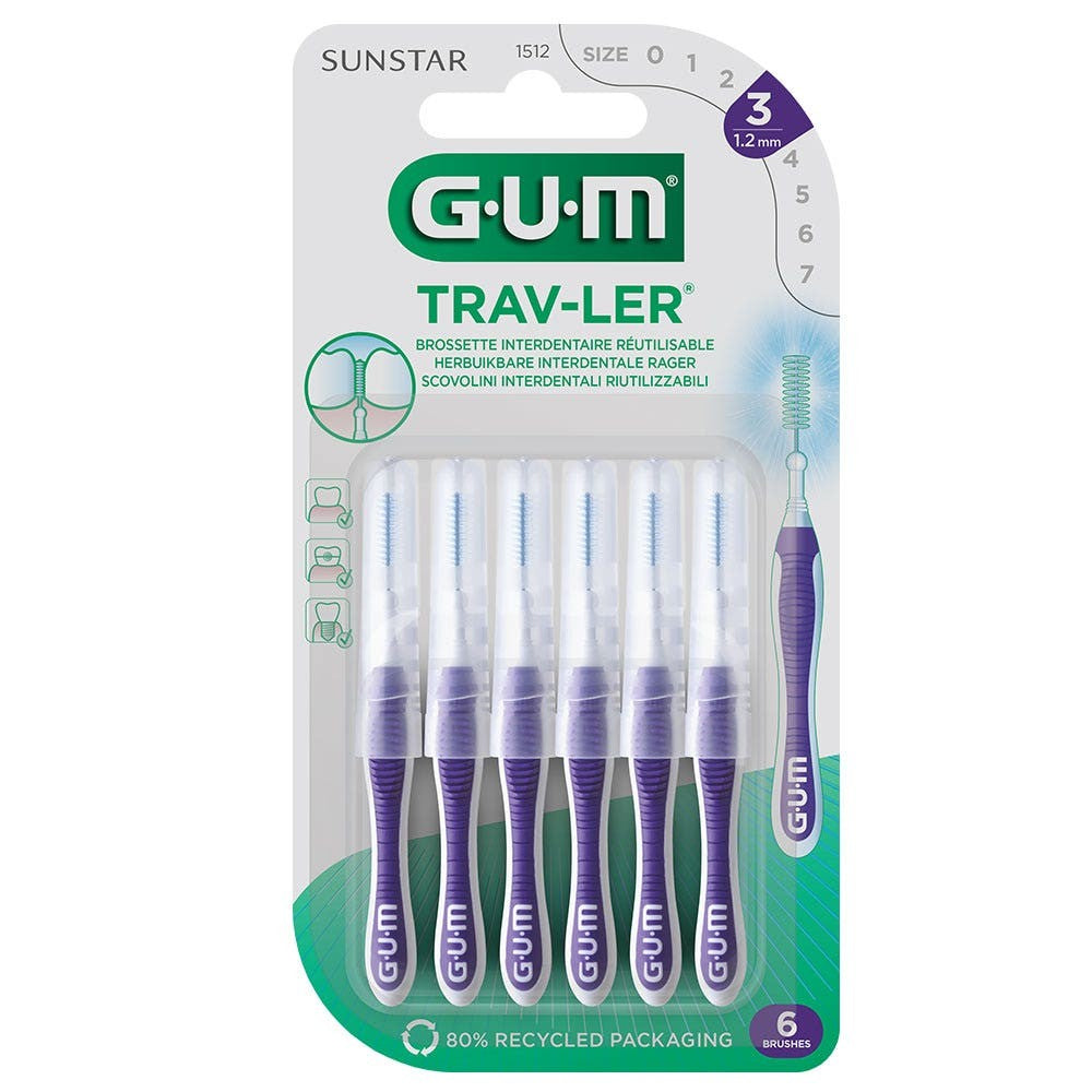Sunstar Gum Proxabrush Extra Fine sylinterimäinen 1512