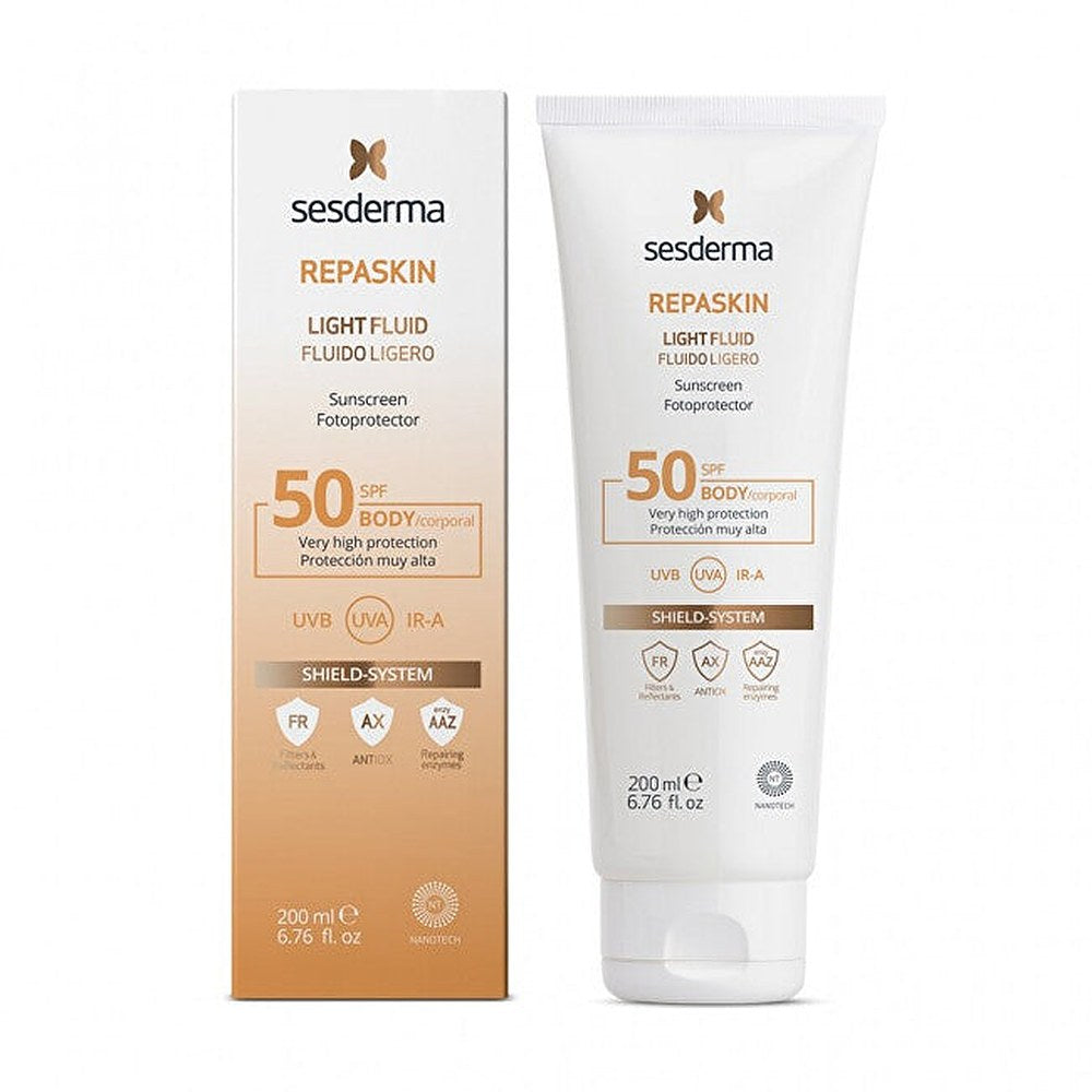Sesderma Repaskin Kevyt Vartalovoide SPF 50 (Kevyt Aurinkosuoja) 200 ml